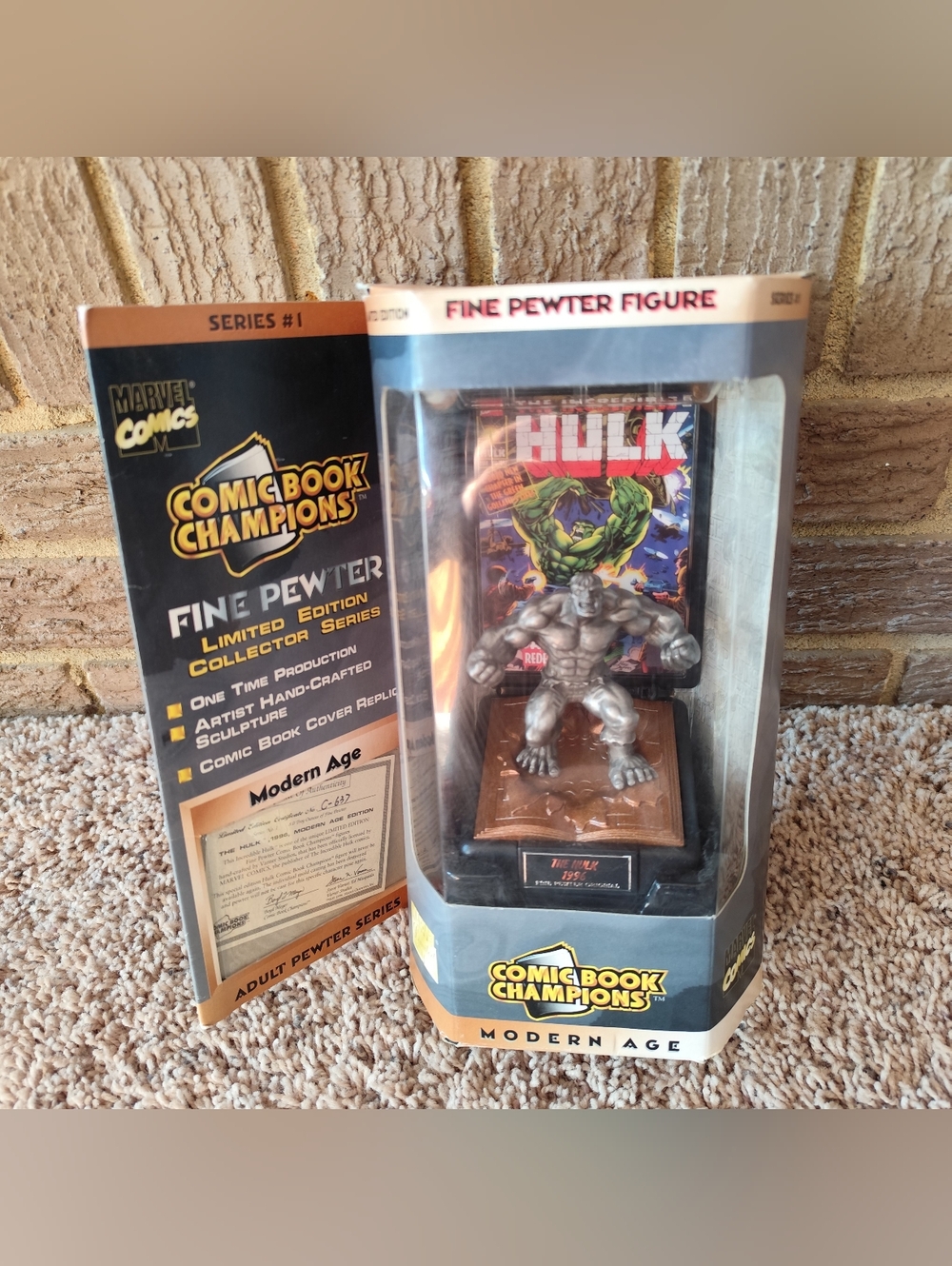 Comic Book Champions Fine Pewter Hulk Figure